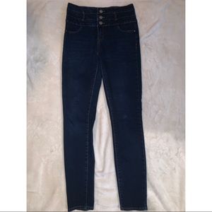 Charolette Russe High Waisted Skinny Jeans Dark